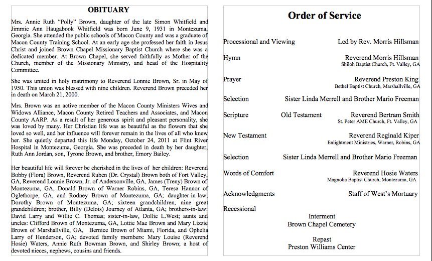 Where To Get An Obituary Template For Free