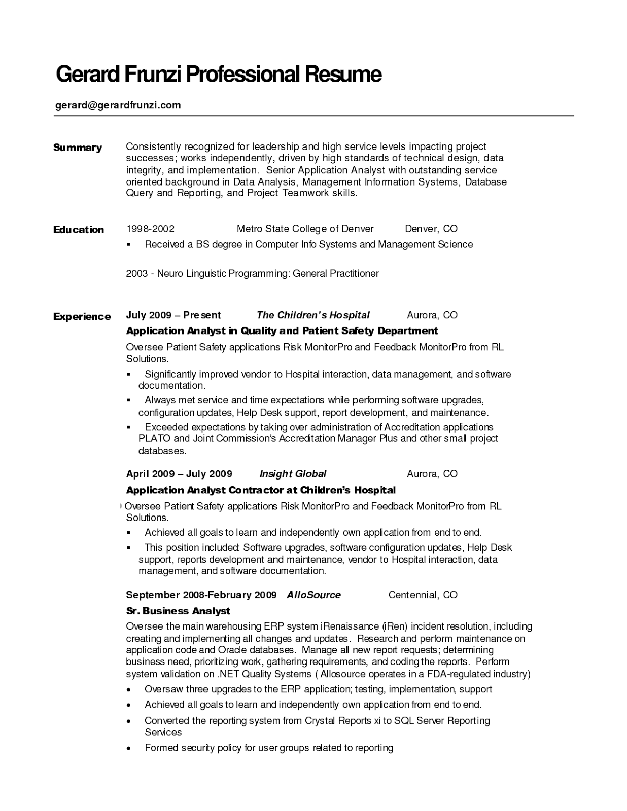 View Professional Summary Examples PNG Resume Template Sxty