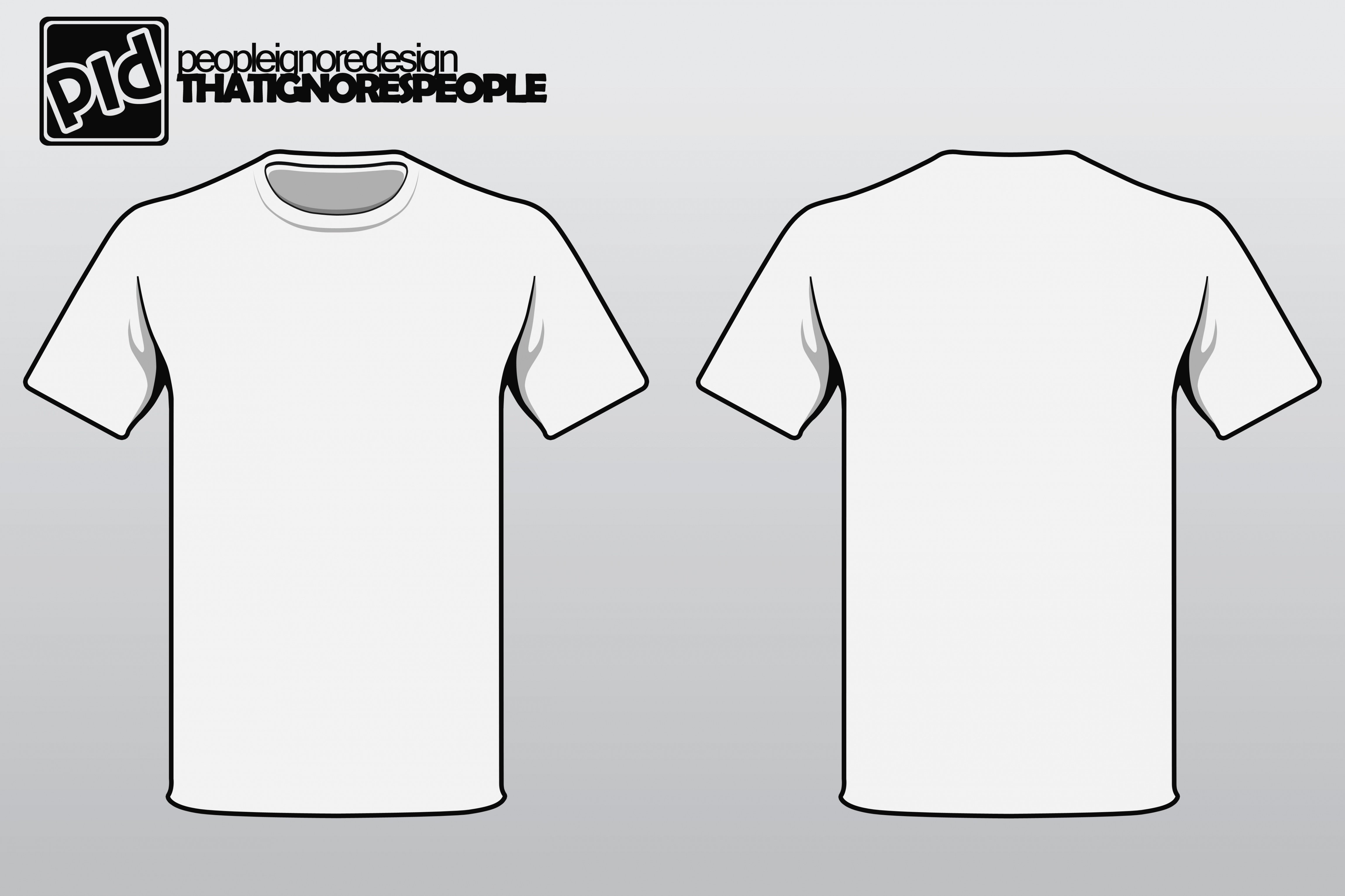 Blank Tshirt Template Pdf Thegreenerleithsocial